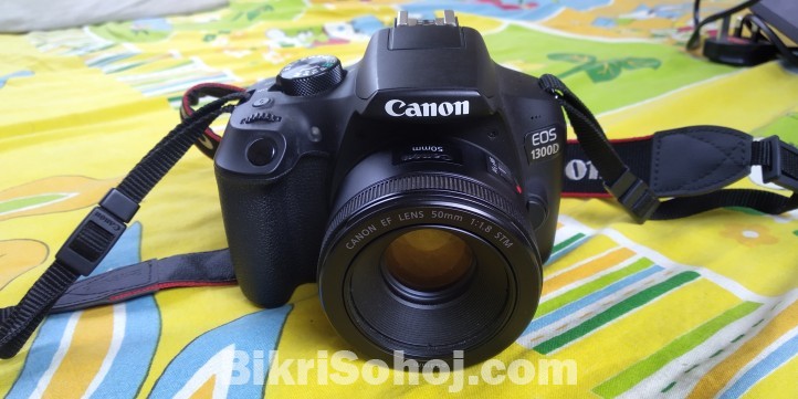 Canon 1300d With Prime